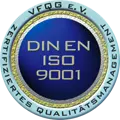 Zertifikat: DIN EN ISO 9001